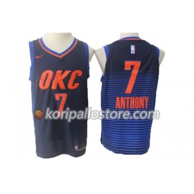 Oklahoma City Thunder Carmelo Anthony 7 Nike 2017-18 Navy Miesten Pelipaidat Swingman 